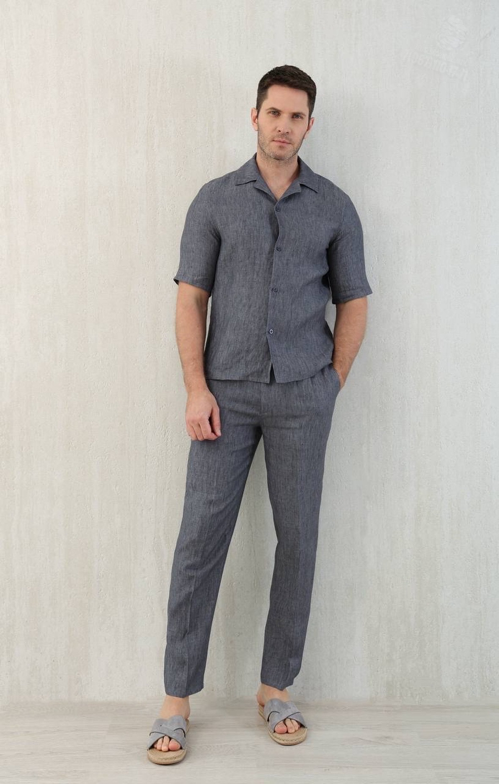 Льняной костюм Brunello Cucinelli