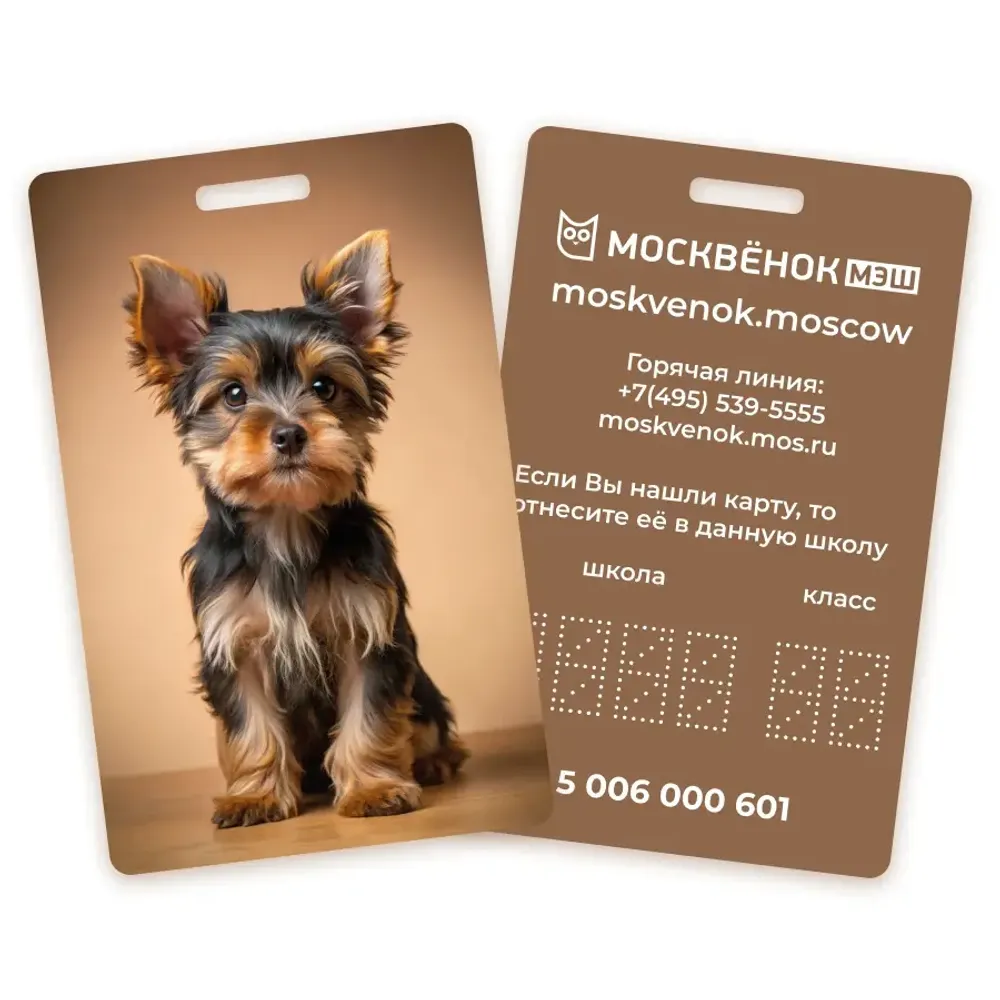 Карта Москвёнок DOGS №15 (проход + питание)