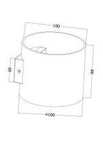 Настенный светильник (бра) Technical C066WL-01W