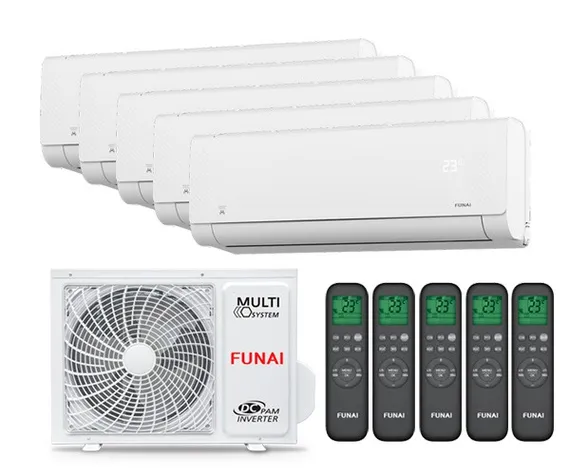 Мульти сплит-система Funai 5 x RAM-I-SG25HP.W03 / RAM-I-5OK120HP.01/U