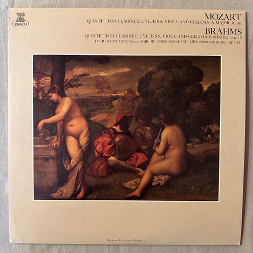 Моцарт - Квинтеты для кларнета. BWV 581 / Брамс - Квинтеты для Кларнета, соч.115 (Япония)