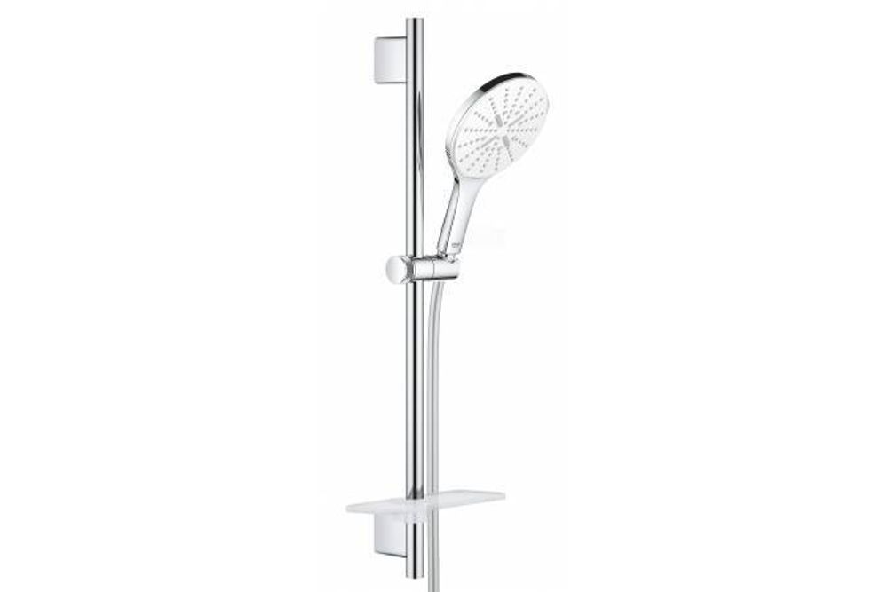RainShower SmartAtive 150 душ гарнитур, круг руч душ, 3режима струи, душ штанга 600 мм, полочка 9,5л