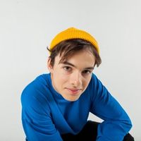 Шапка-бини хлопковая однослойная "HONEY"