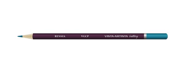 Карандаш цветной художественный заточенный, 6 шт, 505 Лазурный (Azure blue), Vista-Artista Gallery VGCP