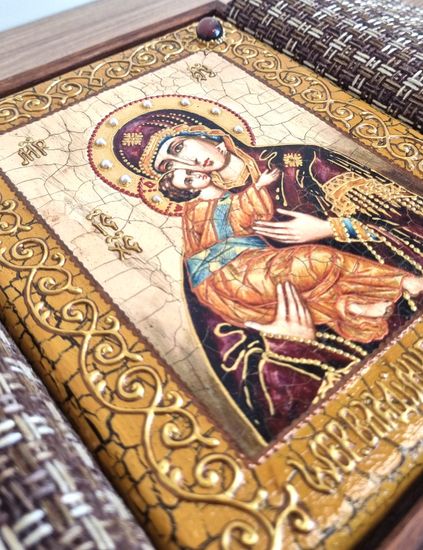 Икона Владимирской Божией Матери 20х16 см