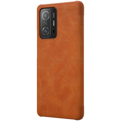 Кожаный чехол-книжка Nillkin Leather Qin для Xiaomi Mi 11T (Pro)