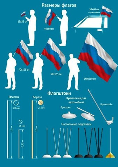 Флаг Армении 90x135 см