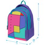 Рюкзак Berlingo inStyle Color Block 41*27*20см, 680 гр., 3отд. 1карм, с эргономичной спинкой