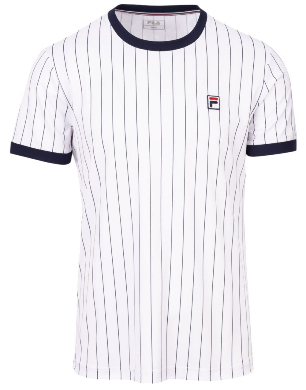 Теннисная футболка Fila BB1 Stripes - white