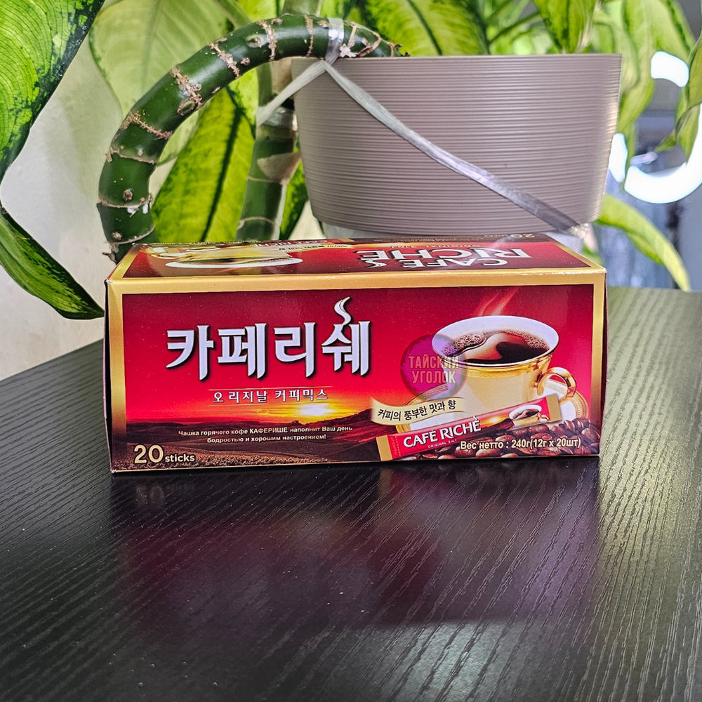 Кофе Cafe Rich original 3в1 20 стиков Корея