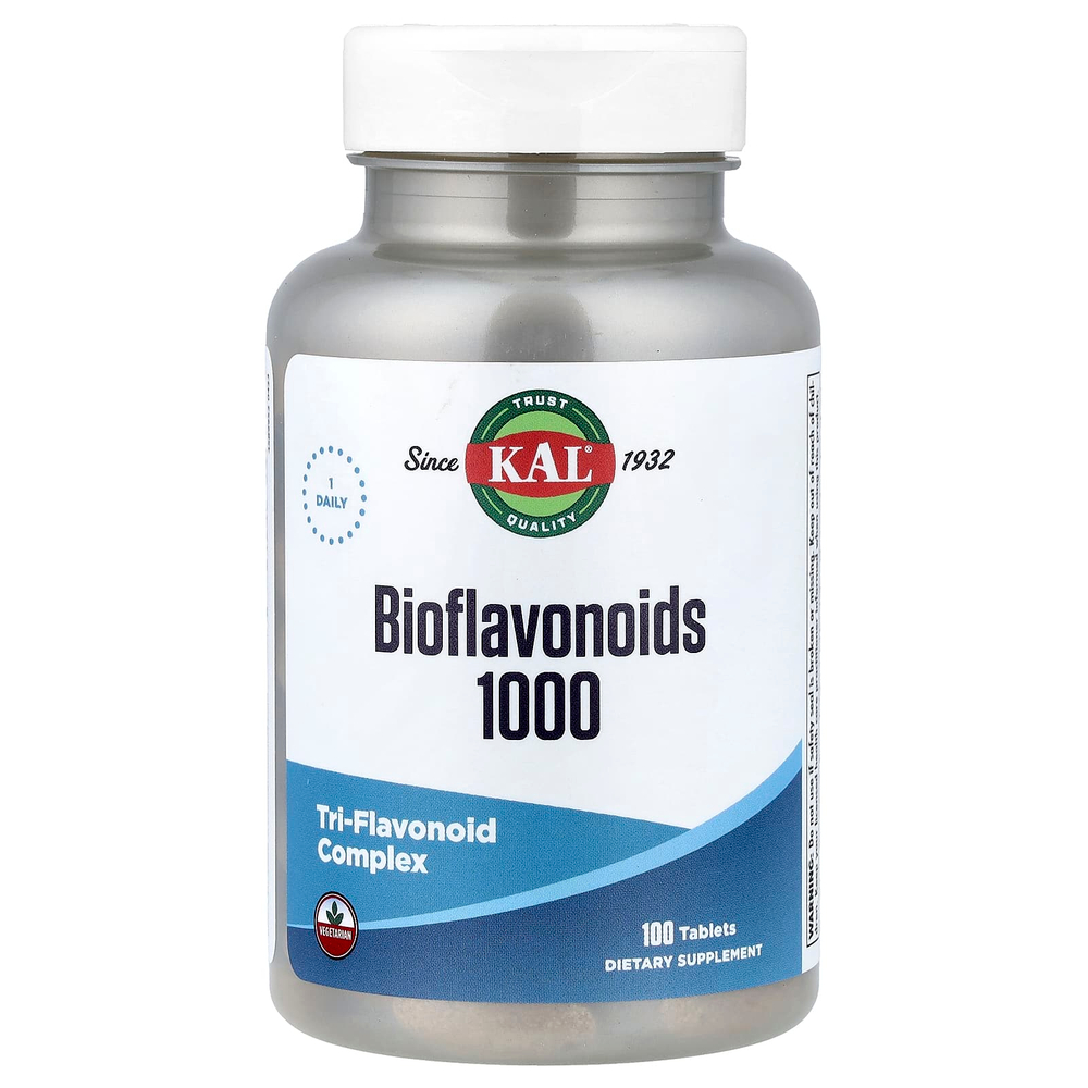 KAL, Bioflavonoids 1000, 100 таблеток