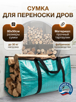 Сумка переноска для дров, дровница переносная