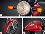 Мотоцикл Honda CBF125 T красный
