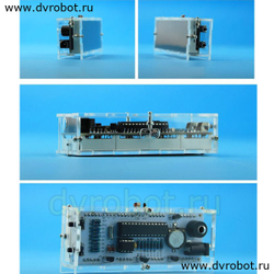 Набор DIY / LED часы - оранжевый