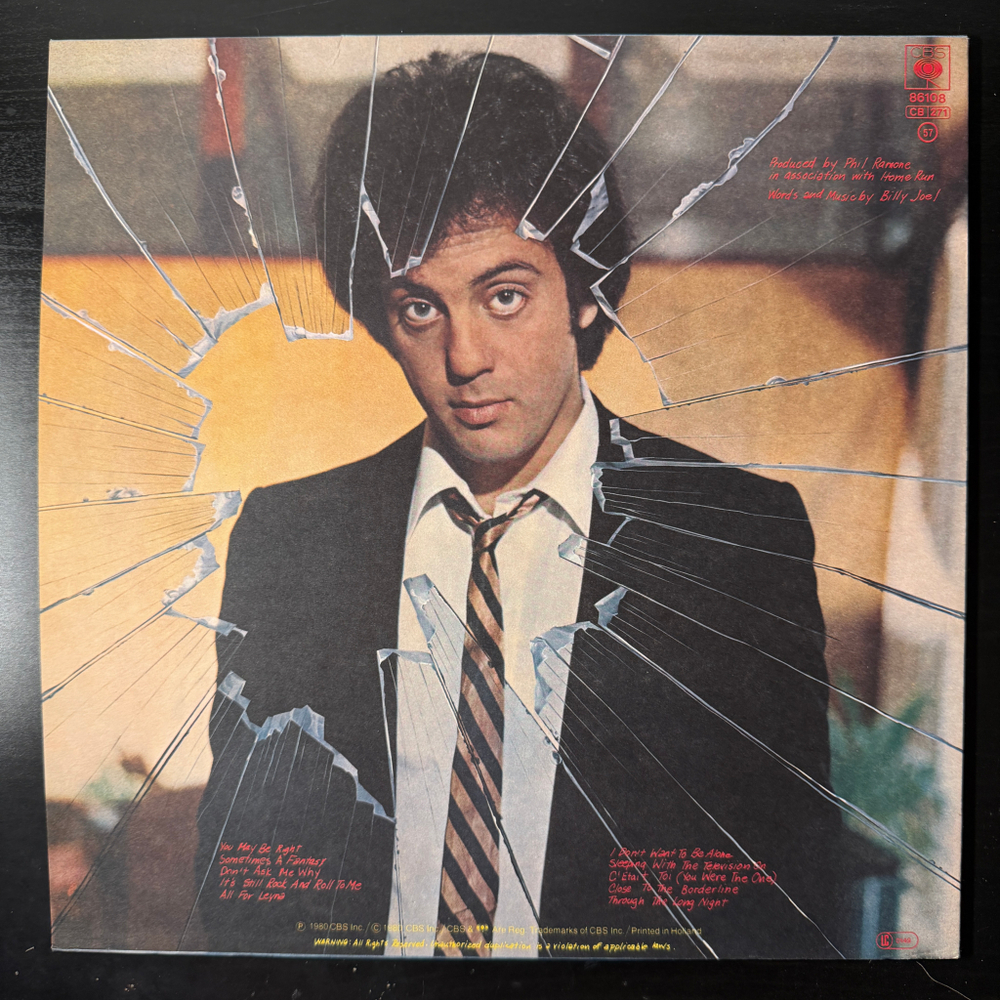 Billy Joel - Glass Houses (Голландия 1980г.)
