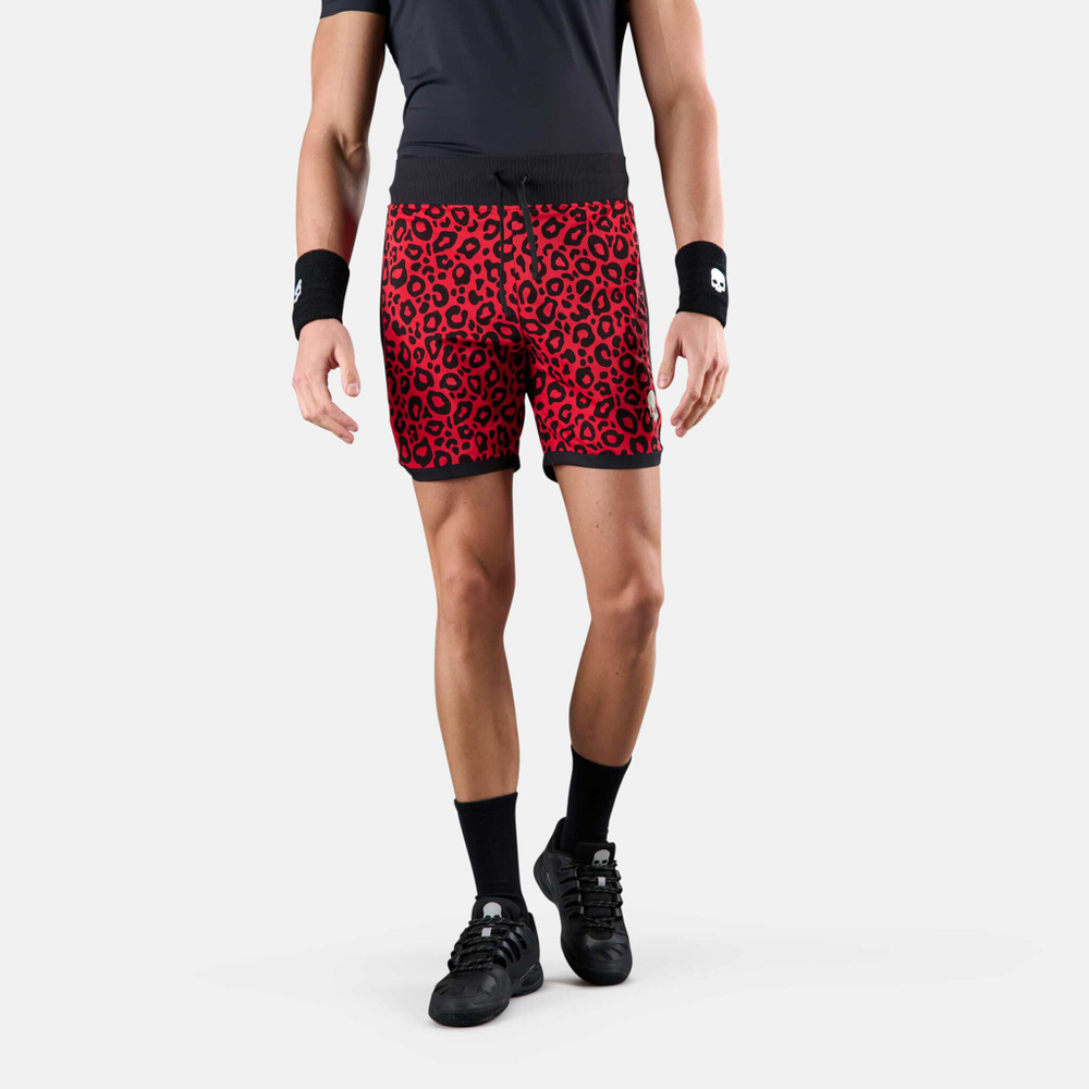 Мужские теннисные шорты Hydrogen Tech Panther Men - Red