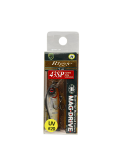 Воблер Минноу Rigge 43SP 43 мм 4 г цвет 20 Ginkuro Yamame