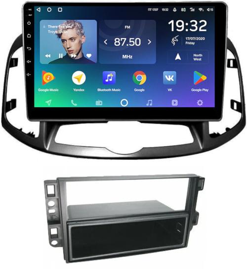 Магнитола для Chevrolet Captiva 2011-2015 (перенос БК вниз) - Teyes CC2 PLUS монитор 10.1" QLED, Android 10, Быстрая, SIM-слот