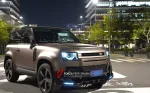 Передняя губа со светодиодной панелью для LAND ROVER DEFENDER L663 2020+ Лэнд Ровер Дефендер