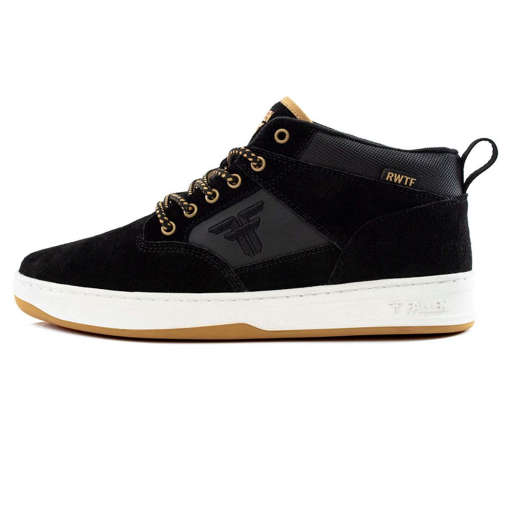 Кеды Fallen THE CRUSADE - BLACK / WHITE / GUM