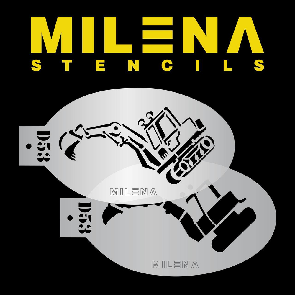 Трафарет Milena D53
