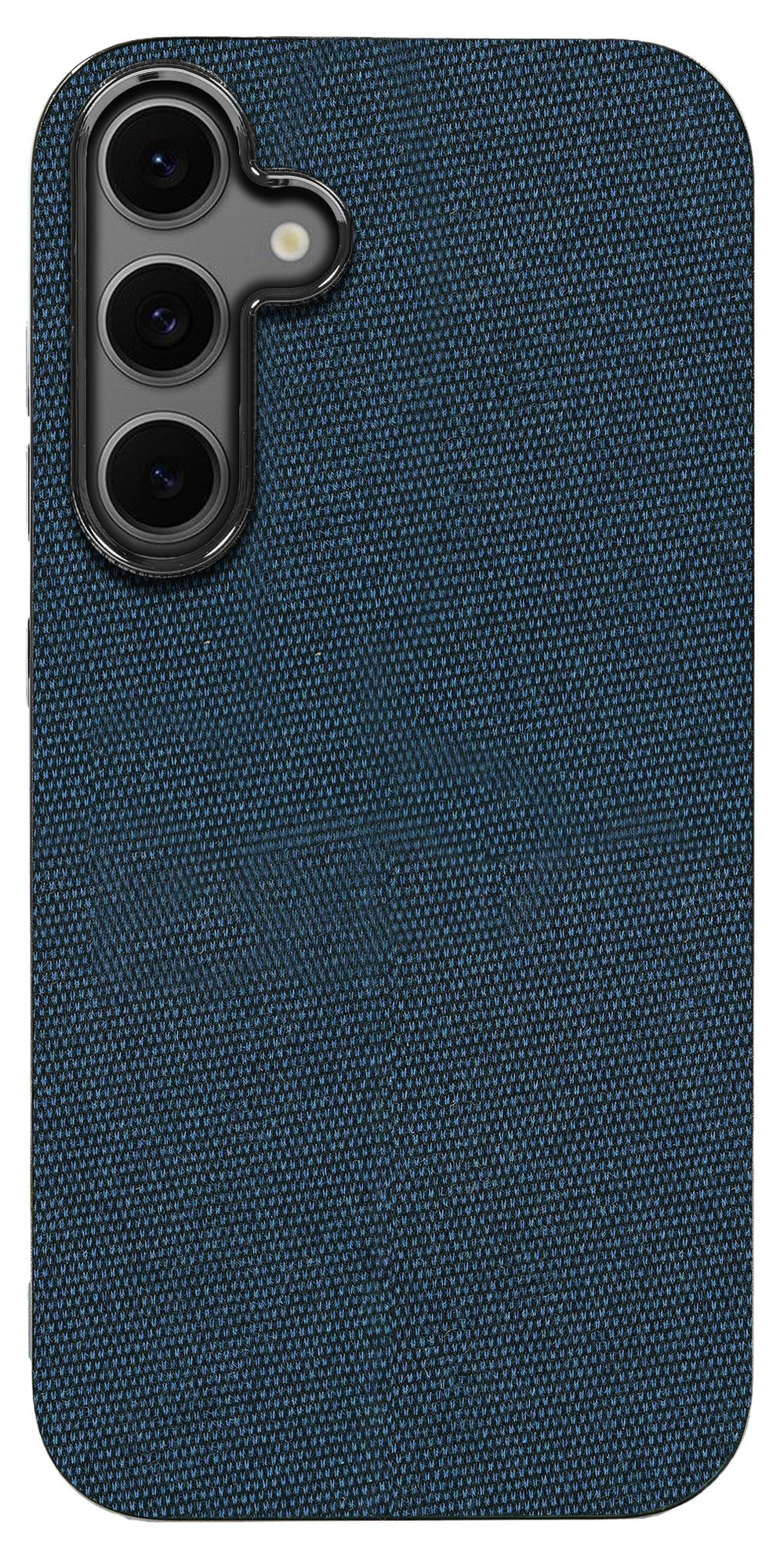 Дизайнерский чехол для SAMSUNG S24 FE с мягкой тканевой поверхностью