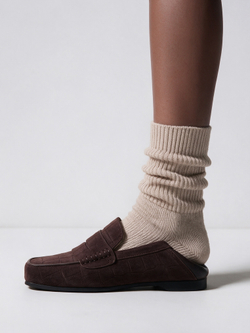 loafer croco mocha