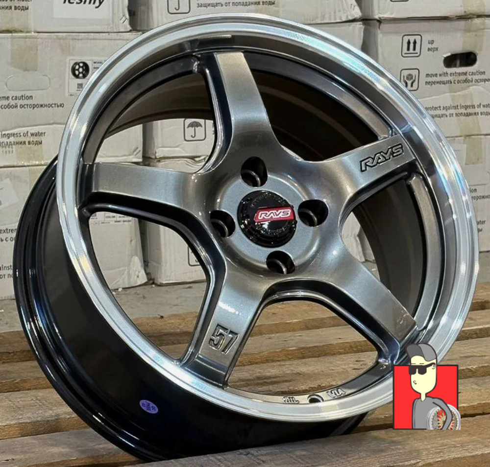Комплект дисков Rays Gram Lights 57CR 16x7 et38 4x100