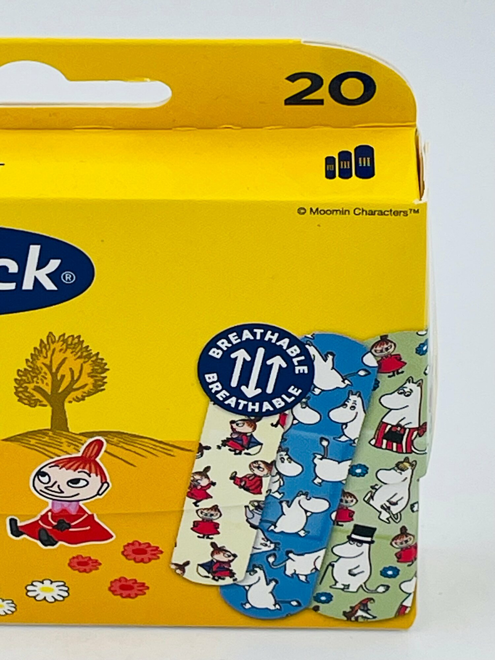 Набор детских пластырей Salvequick Муми-микс, 20 шт. (из Финляндии)