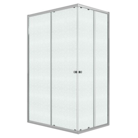Душевое ограждение Niagara Eco NG-1012-14QMT (120х80х190) прямоугольник,раздвижное,хром,стекло матовое,1 место