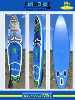 Сапборд надувной сап борд sup board FunWаtеr Моnkеy 350 см