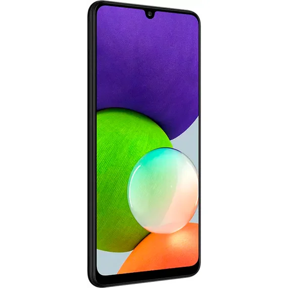 Смартфон Samsung Galaxy A22 128GB Black (SM-A225F)  Черный Ростест Оф. Гарантия