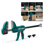 Новинка! Струбцина многофункциональная 7 в 1 быстрозажимная KRAFTOOL KRAFTFLEX X7 300, 300 х 85 мм 1,6 кН 32777-300