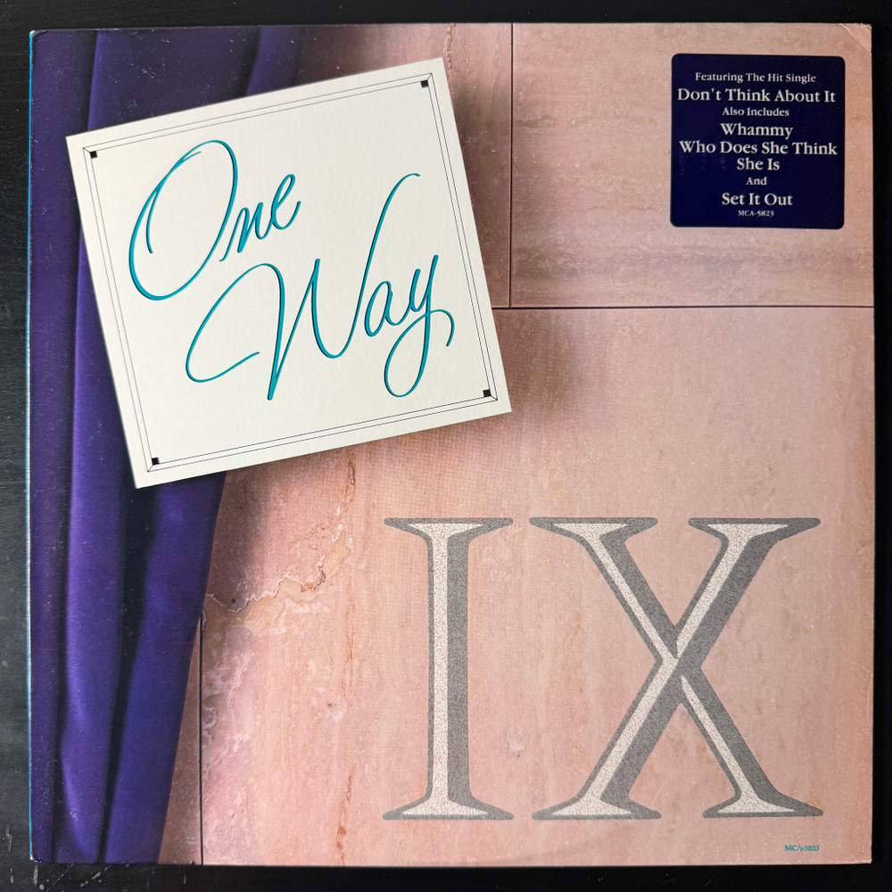 One Way – One Way IX (США 1986г.) Promo Т