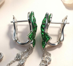 Ювелирные серьги из серебра 925 пробы