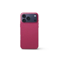 Чехол для iPhone 17 - Зернистая кожа - розовый