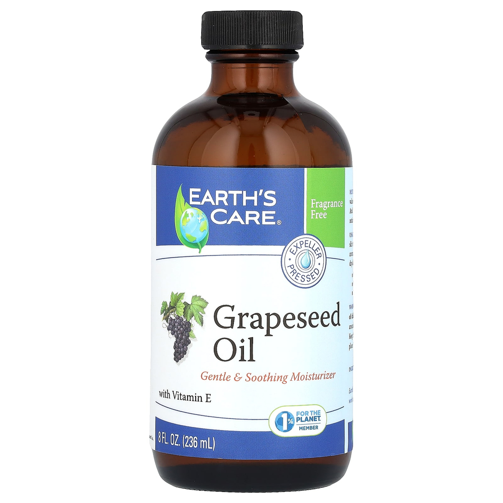Earth's Care, масло из виноградных косточек, 236 мл (8 жидк. унций)
