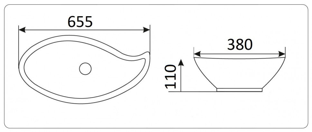 Умывальник CeramaLux 9052