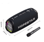 Беспроводная портативная колонка с микрофоном Hopestar A6 MAX чёрная, 80W