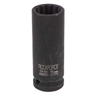 Головка ударная глубокая 21мм (12гр.), 1/2'' RockForce RF-4488521