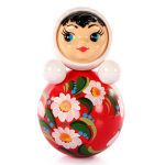 Муз. игрушка Неваляшка (расписная) 6С-001 15см