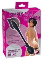 Надувной анальный расширитель Simply Anal Balloon (Цвет: черный)