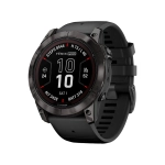 Умные часы Garmin Fenix 7X, 51mm, Solar Slate Gray with Silicone Black Band (010-02541-01)