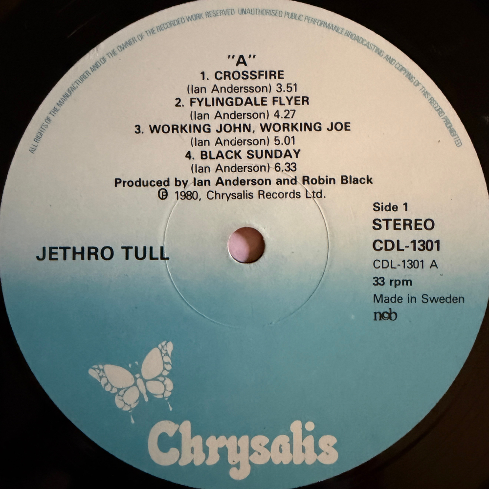 Виниловая пластинка Jethro Tull - A LP