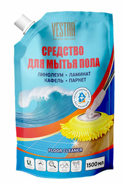 Средство для мытья полов Vestar Морская волна 1,5 л