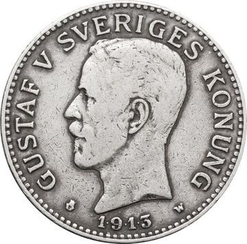 2 кроны 1913 Швеция