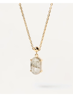 Подвеска-шарм женская PDPaola Labradorite Strength серебро 925 пробы покрытое золотом 750 пробы CH01-015-U