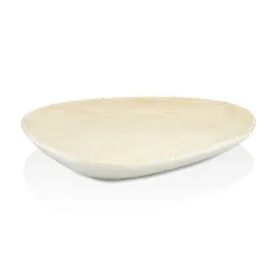 Тарелка 26*22,5 см h2,7 см овальная Velho Island Ivory By Bone Innovation [6]