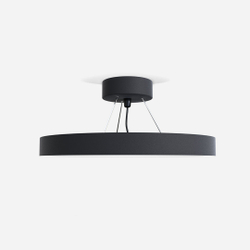 Светильник подвесной круг AltoLight Rim D500, потолочная чаша в комплекте.