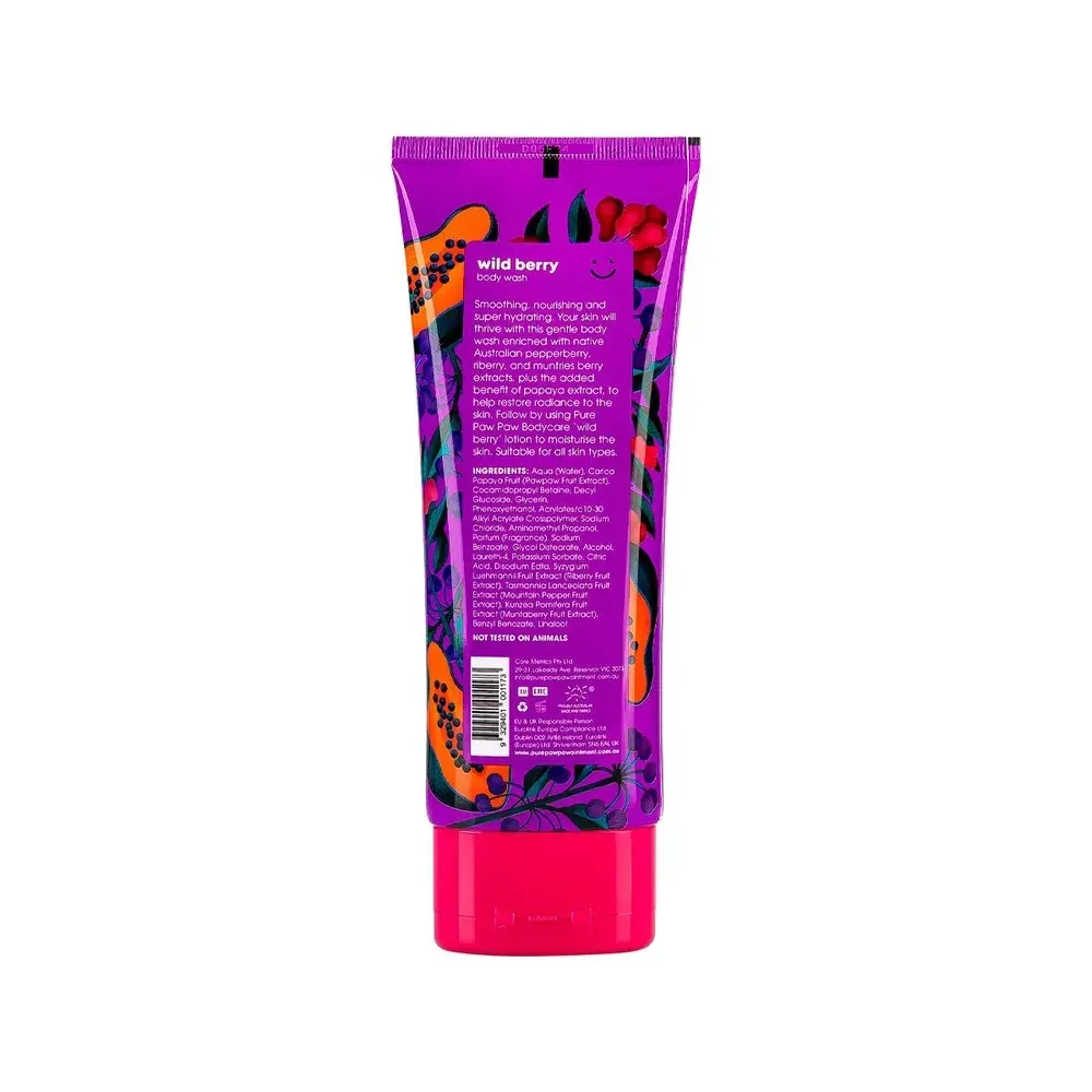 Гель для душа увлажняющий "Дикие ягоды" PURE PAW PAW Body Wash Wild Berry 200 мл